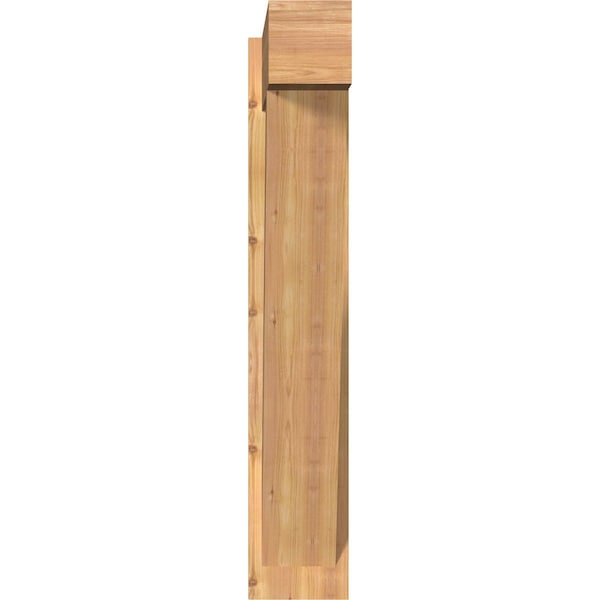 Traditional Block Smooth Outlooker, Western Red Cedar, 7 1/2W X 30D X 42H